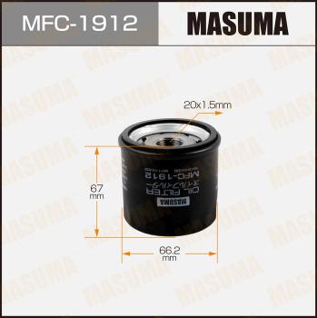 MASUMA MFC-1912 - Oil Filter autospares.lv