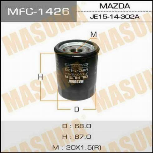 MASUMA MFC-1426 - Oil Filter autospares.lv