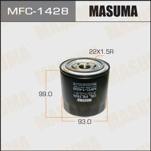 MASUMA MFC-1428 - Oil Filter autospares.lv