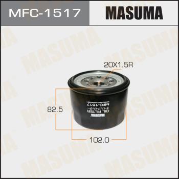 MASUMA MFC-1517 - Oil Filter autospares.lv