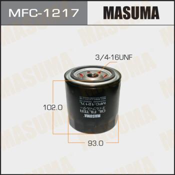 MASUMA MFC-1217 - Oil Filter autospares.lv