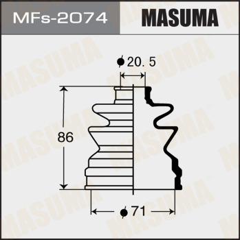 MASUMA MFs-2074 - Bellow, drive shaft autospares.lv