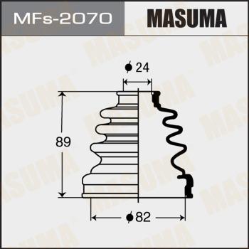 MASUMA MFS-2070 - Bellow, drive shaft autospares.lv