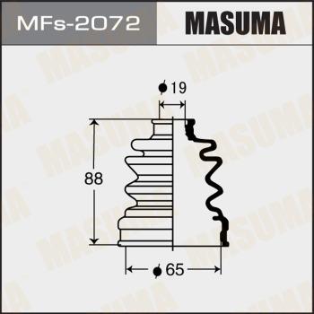 MASUMA MFs-2072 - Bellow, drive shaft autospares.lv
