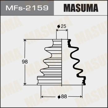 MASUMA MFS-2159 - Bellow, drive shaft autospares.lv