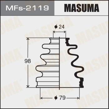 MASUMA MFs-2119 - Bellow, drive shaft autospares.lv