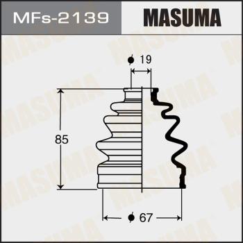 MASUMA MFs-2139 - Bellow, drive shaft autospares.lv