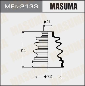 MASUMA MFs-2133 - Bellow, drive shaft autospares.lv