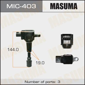 MASUMA MIC-403 - Ignition Coil autospares.lv