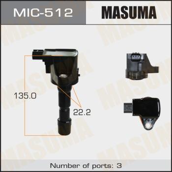 MASUMA MIC-512 - Ignition Coil autospares.lv