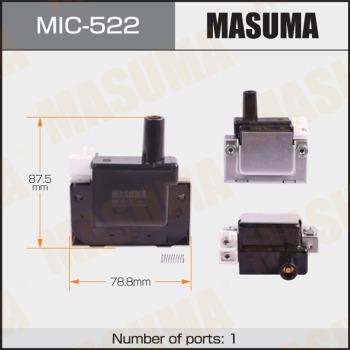 MASUMA MIC-522 - Ignition Coil autospares.lv
