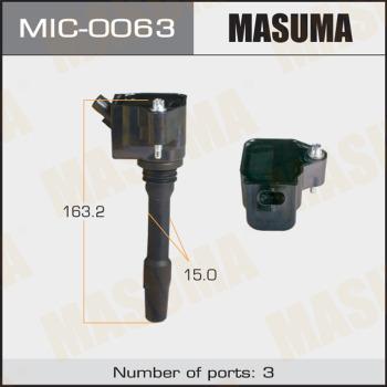 MASUMA MIC-0063 - Ignition Coil autospares.lv