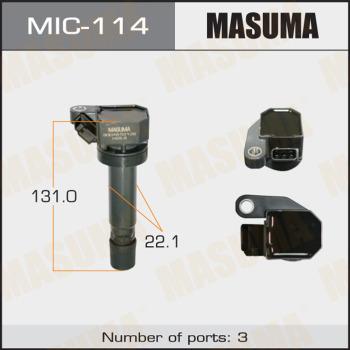 MASUMA MIC-114 - Ignition Coil autospares.lv