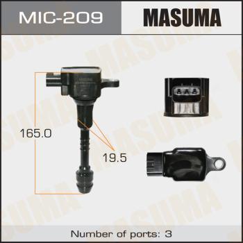MASUMA MIC-209 - Ignition Coil autospares.lv