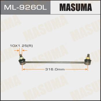 MASUMA ML-9260L - Rod / Strut, stabiliser autospares.lv