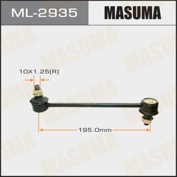 MASUMA ML-2935 - Rod / Strut, stabiliser autospares.lv