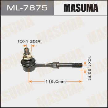 MASUMA ML-7875 - Rod / Strut, stabiliser autospares.lv