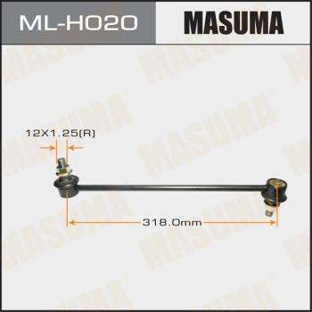 MASUMA ML-H020 - Rod / Strut, stabiliser autospares.lv