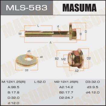 MASUMA MLS-583 - Camber Correction Screw autospares.lv