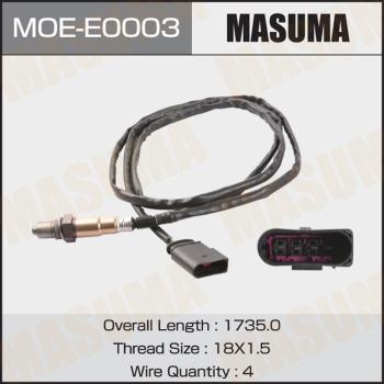 MASUMA MOE-E0003 - Lambda Sensor autospares.lv