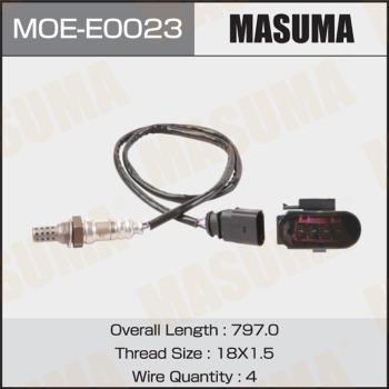 MASUMA MOE-E0023 - Lambda Sensor autospares.lv