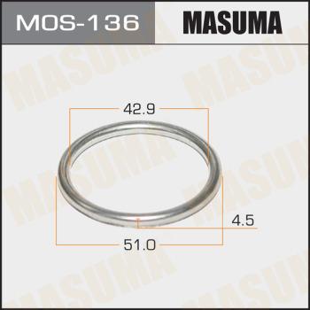 MASUMA MOS-136 - Seal Ring, exhaust pipe autospares.lv