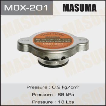 MASUMA MOX-201 - Sealing Cap, coolant tank autospares.lv