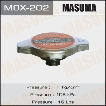 MASUMA MOX-202 - Sealing Cap, coolant tank autospares.lv