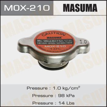 MASUMA MOX-210 - Sealing Cap, coolant tank autospares.lv