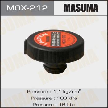 MASUMA MOX212 - Sealing Cap, coolant tank autospares.lv