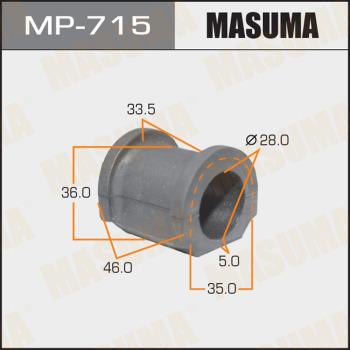 MASUMA MP-715 - Bearing Bush, stabiliser autospares.lv