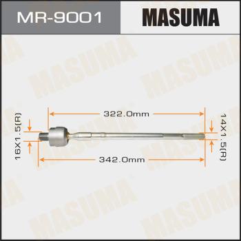 MASUMA MR-9001 - Inner Tie Rod, Axle Joint autospares.lv