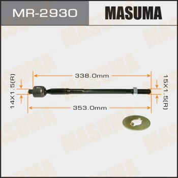 MASUMA MR2930 - Inner Tie Rod, Axle Joint autospares.lv