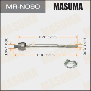 MASUMA MR-N090 - Inner Tie Rod, Axle Joint autospares.lv