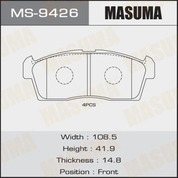 MASUMA MS-9426 - Brake Shoe Set autospares.lv