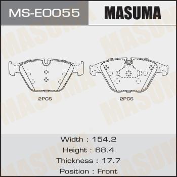 MASUMA MS-E0055 - Brake Shoe Set autospares.lv