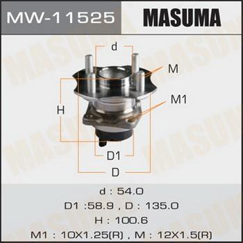 MASUMA MW11525 - Wheel Hub autospares.lv
