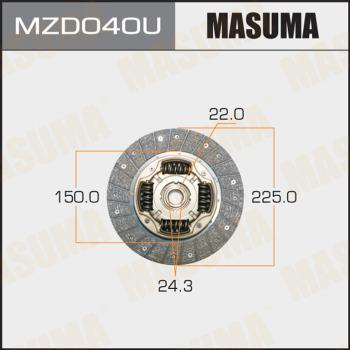 MASUMA MZD040U - Clutch Disc autospares.lv