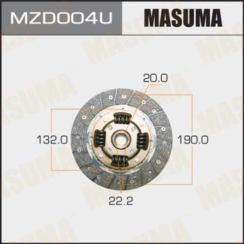 MASUMA MZD004U - Clutch Disc autospares.lv