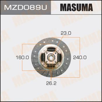 MASUMA MZD089U - Clutch Disc autospares.lv