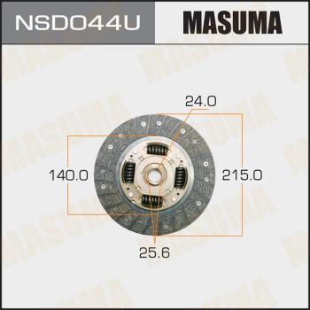 MASUMA NSD044U - Clutch Disc autospares.lv