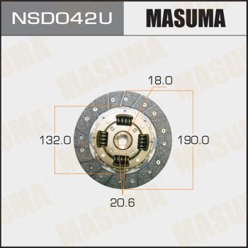 MASUMA NSD042U - Clutch Disc autospares.lv