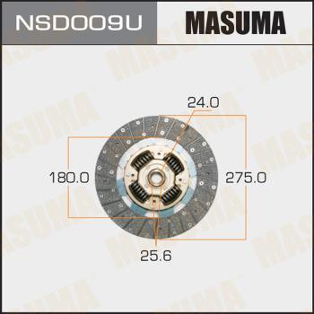 MASUMA NSD009U - Clutch Disc autospares.lv