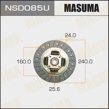 MASUMA NSD085U - Clutch Disc autospares.lv