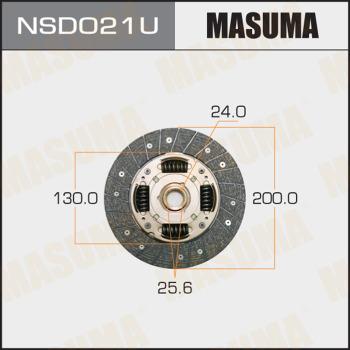 MASUMA NSD021U - Clutch Disc autospares.lv