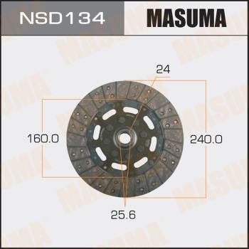 MASUMA NSD134 - Clutch Disc autospares.lv