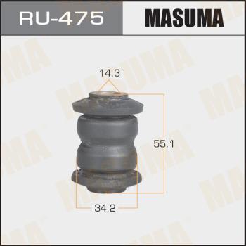 MASUMA RU-475 - Bush of Control / Trailing Arm autospares.lv