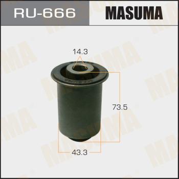 MASUMA RU-666 - Bush of Control / Trailing Arm autospares.lv