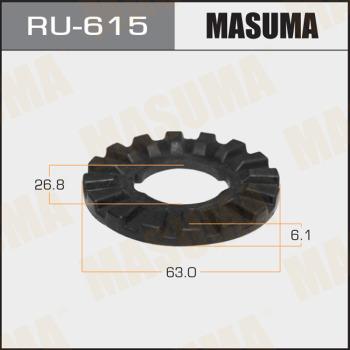 MASUMA RU-615 - Bush of Control / Trailing Arm autospares.lv