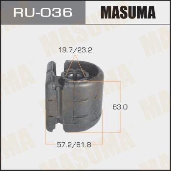 MASUMA RU-036 - Bush of Control / Trailing Arm autospares.lv